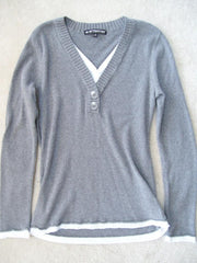 Light Grey Long-Sleeved Shirt