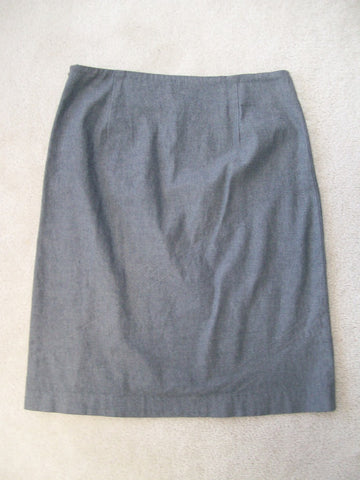 Grey Pencil Skirt